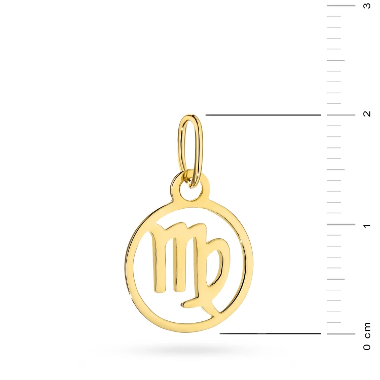 Złota zawieszka znak zodiaku panna Zodiak Z-GW-403-585 marko