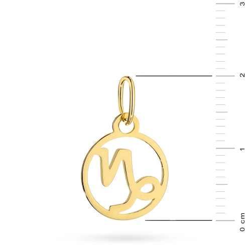 Złota zawieszka znak zodiaku koziorożec Zodiak Z-GW-407-585 marko