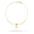 Złota bransoletka diamentowana kulka blaszka moneta Iluvia B1440-585-B marko