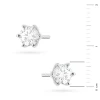 Klasyczne kolczyki z białego złota z diamentami laboratoryjnymi Lab Diamonds 2 x 0,50ct K0575.B3.LDW.03 marko