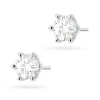 Klasyczne złote kolczyki z diamentami laboratoryjnymi Lab Diamonds 2 x 1,00ct białe złoto K0575.B3.LDW.05 marko