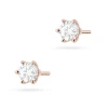 Klasyczne kolczyki z różowego złota z diamentami laboratoryjnymi Lab Diamonds 2 x 0,40ct K0575.R3.LDW.02 marko