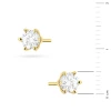 Klasyczne złote kolczyki z diamentami 2 x 0,40ct K0575.Z3.DIW.02 marko