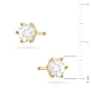 Klasyczne złote kolczyki z diamentami 2 x 0,50ct sztyft zakręcany K0575.Z3.DIW.08 marko