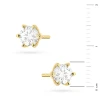 Klasyczne złote kolczyki z diamentami laboratoryjnymi Lab Diamonds 2 x 0,50ct K0575.Z3.LDW.03 marko