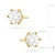 Klasyczne złote kolczyki z diamentami laboratoryjnymi Lab Diamonds 2 x 1,00ct żółte złoto K0575.Z3.LDW.05 marko