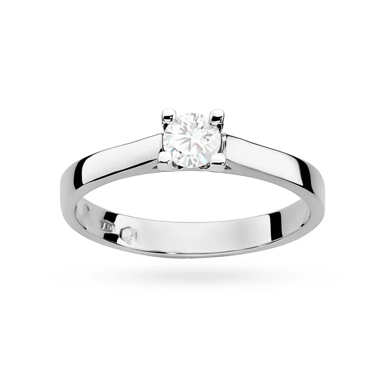 Klasyczny zaręczynowy pierścionek z białego złota z diamentem laboratoryjnym 0,30ct Lab Diamonds W0221.B3.LDW.07 marko