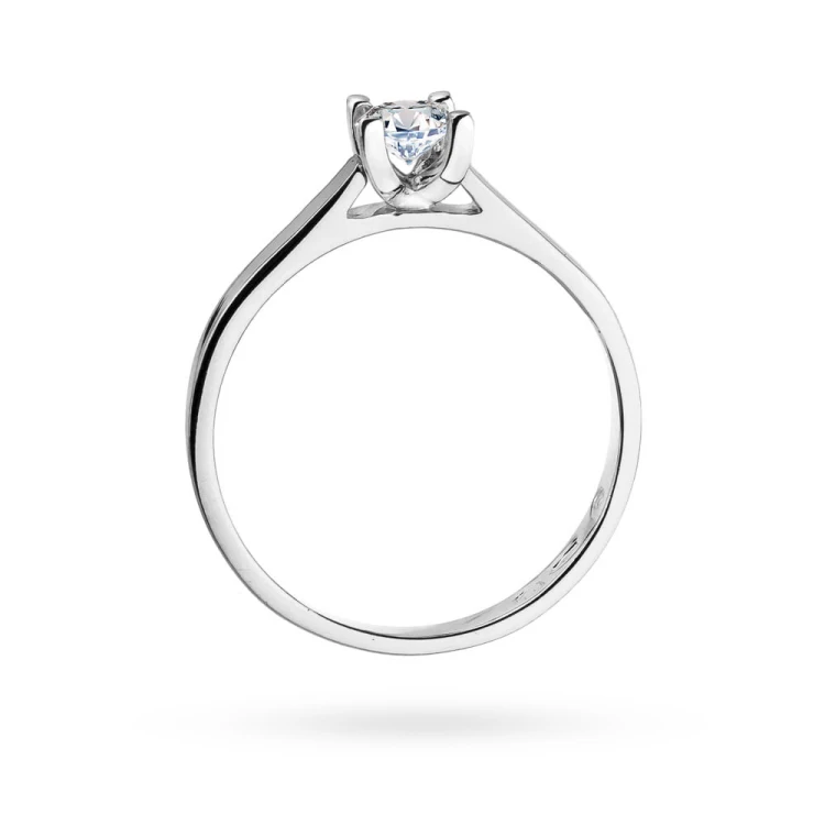 Klasyczny zaręczynowy pierścionek z białego złota z diamentem laboratoryjnym 0,30ct Lab Diamonds W0221.B3.LDW.07 marko