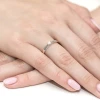 Klasyczny zaręczynowy pierścionek z białego złota z diamentem laboratoryjnym 0,30ct Lab Diamonds W0223.B3.LDW.04 marko