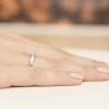 Stylowy zaręczynowy pierścionek z białego złota z diamentem laboratoryjnym 0,25ct Lab Diamonds W0225.B3.LDW.04 marko