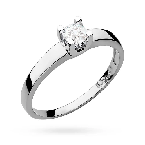 Stylowy zaręczynowy pierścionek z białego złota z diamentem laboratoryjnym 0,30ct Lab Diamonds W0225.B3.LDW.05 marko