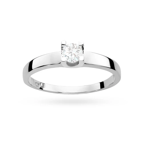 Stylowy zaręczynowy pierścionek z białego złota z diamentem laboratoryjnym 0,30ct Lab Diamonds W0225.B3.LDW.05 marko