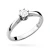 Klasyczny zaręczynowy pierścionek z białego złota z diamentem laboratoryjnym 0,30ct Lab Diamonds W0234.B3.LDW.04 marko