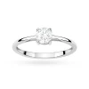 Minimalistyczny pierścionek z białego złota z owalnym diamentem laboratoryjnym 0,50ct Lab Diamonds W0656.B3.LDW.01 marko