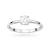 Minimalistyczny pierścionek z białego złota z owalnym diamentem laboratoryjnym 0,50ct Lab Diamonds W0656.B3.LDW.01 marko