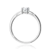 Pierścionek z białego złota z pojedynczym owalnym diamentem laboratoryjnym Lab Diamonds W0685.B3.LDW.01 marko