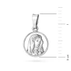 Srebrny medalik Matka Boska pr 925 D191-925 makro