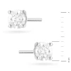 Kolczyki klasyczne z brylantami 0,16ct z białego złota K0058.B3.DIW.03 marko