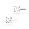 Kolczyki klasyczne z brylantami 0,16ct z białego złota K0058.B3.DIW.03 marko