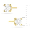 Kolczyki klasyczne z brylantami 0,06ct dwukolorowe złoto K0058.Z3.DIW.02 marko