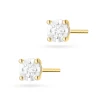 Kolczyki klasyczne z brylantami 0,16ct dwukolorowe złoto K0058.Z3.DIW.03 marko