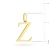Złota zawieszka mała literka Z z brylantem Imiona Z0069.Z3.DIW.26 marko