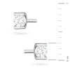 Kolczyki z białego złota z brylantami 0,08ct klasyczne basic K0055.B3.DIW.01 marko
