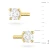 Złote klasyczne kolczyki z brylantami 0,08ct basic K0066.Z3.DIW.01 marko