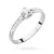 Pierścionek z białego złota z brylantami 0,15ct O Serca W0435.B3.DIW.01 marko