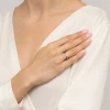 Srebrny pierścionek geometryczny minimalistyczna obrączka Supreni AP219-925-S marko