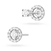 Klasyczne kolczyki z białego złota z diamentami 2 x 0,10ct  K0576.B3.DIW.01 marko