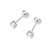Klasyczne kolczyki z białego złota z diamentami 2 x 0,30ct K0577.B3.DIW.01 marko