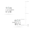 Klasyczne kolczyki z białego złota z diamentami 2 x 0,70ct K0577.B3.DIW.04 marko