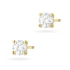 Klasyczne złote kolczyki z diamentami 2 x 0,70ct sztyft zakręcany K0577.Z3.DIW.09 marko
