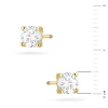 Klasyczne złote kolczyki z diamentami 2 x 0,70ct sztyft zakręcany K0577.Z3.DIW.09 marko