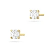 Klasyczne złote kolczyki z diamentami laboratoryjnymi Lab Diamonds 2 x 0,40ct K0577.Z3.LDW.02 marko
