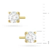 Klasyczne złote kolczyki z diamentami laboratoryjnymi Lab Diamonds 2 x 0,40ct K0577.Z3.LDW.02 marko