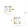 Klasyczne złote kolczyki z diamentami laboratoryjnymi Lab Diamonds 2 x 1,00ct sztyft zakręcany K0577.Z3.LDW.10 marko
