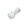 Zawieszka z białego złota z pojedynczym diamentem 0,40ct Z0576.B3.DIW.02 marko