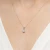 Zawieszka z białego złota z pojedynczym diamentem 0,40ct Z0576.B3.DIW.02 marko