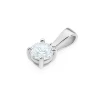 Zawieszka z białego złota z pojedynczym diamentem 0,50ct Z0576.B3.DIW.03 marko