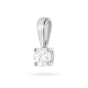 Zawieszka z białego złota z pojedynczym diamentem 0,70ct