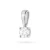 Zawieszka z białego złota z pojedynczym diamentem 0,70ct Z0576.B3.DIW.04 marko