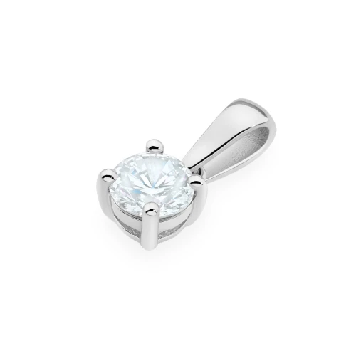 Zawieszka z białego złota z pojedynczym diamentem 0,70ct Z0576.B3.DIW.04 marko