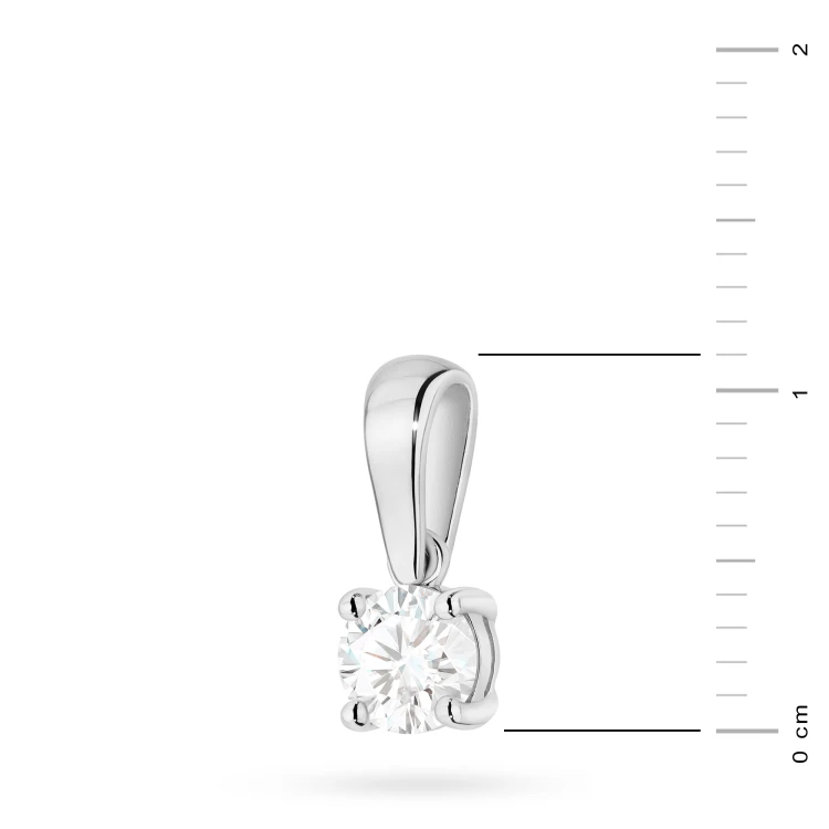 Zawieszka z białego złota z diamentem laboratoryjnym Lab Diamonds 0,30ct Z0576.B3.LDW.01 marko