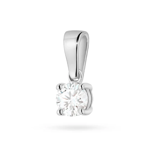 Zawieszka z białego złota z diamentem laboratoryjnym Lab Diamonds 0,40ct