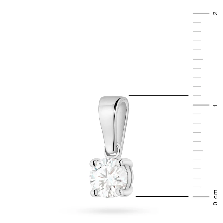 Zawieszka z białego złota z diamentem laboratoryjnym Lab Diamonds 0,40ct Z0576.B3.LDW.02 marko