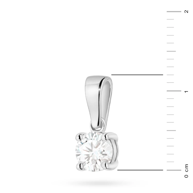 Zawieszka z białego złota z diamentem laboratoryjnym Lab Diamonds 0,50ct Z0576.B3.LDW.03 marko