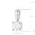 Zawieszka z białego złota z diamentem laboratoryjnym Lab Diamonds 1,00ct Z0576.B3.LDW.05 marko