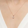 Zawieszka z różowego złota z pojedynczym diamentem 0,40ct Z0576.R3.DIW.02 marko